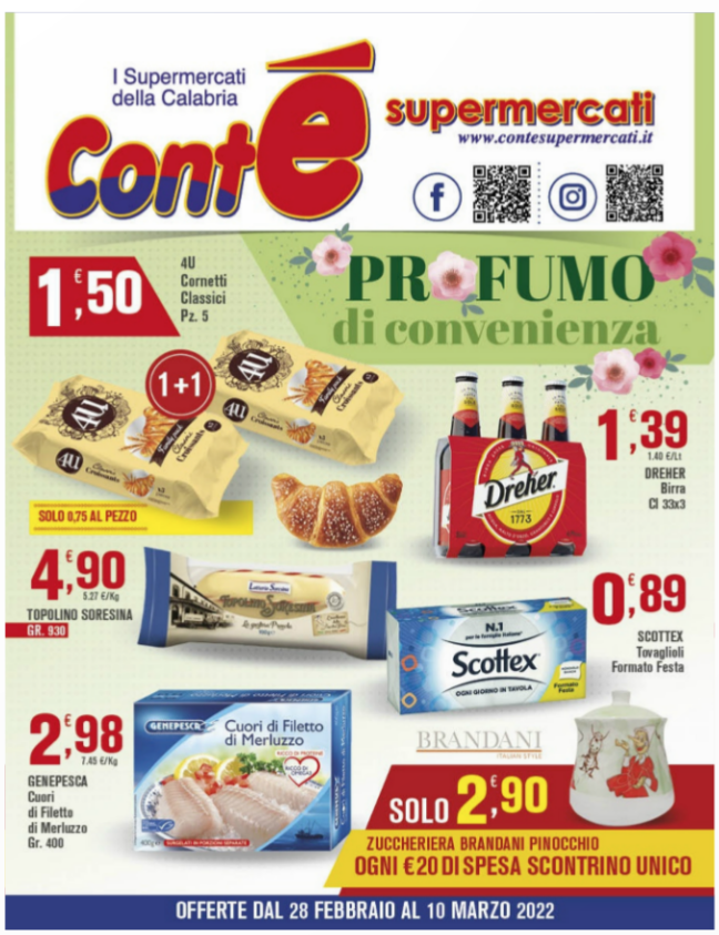Nuovo Volantino Contè fino al 10 marzo