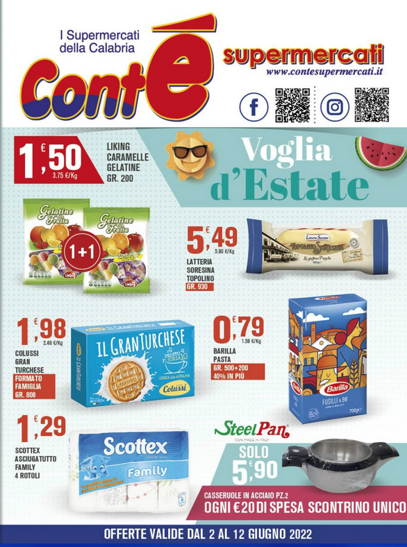 Supermercati Contè Voglia d'Estate