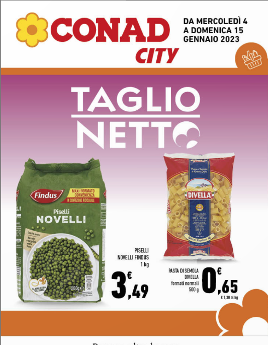 CONAD City: Volantino Taglio Netto!