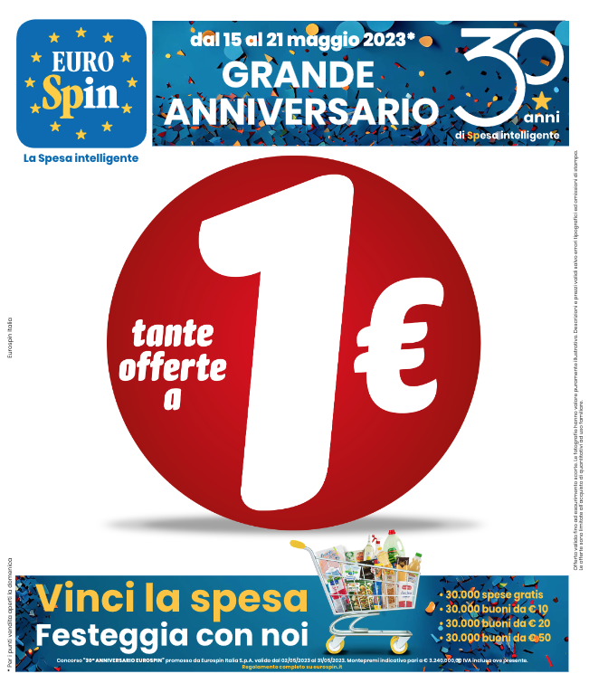 Eurospin: Tante Offerte a 1€!!