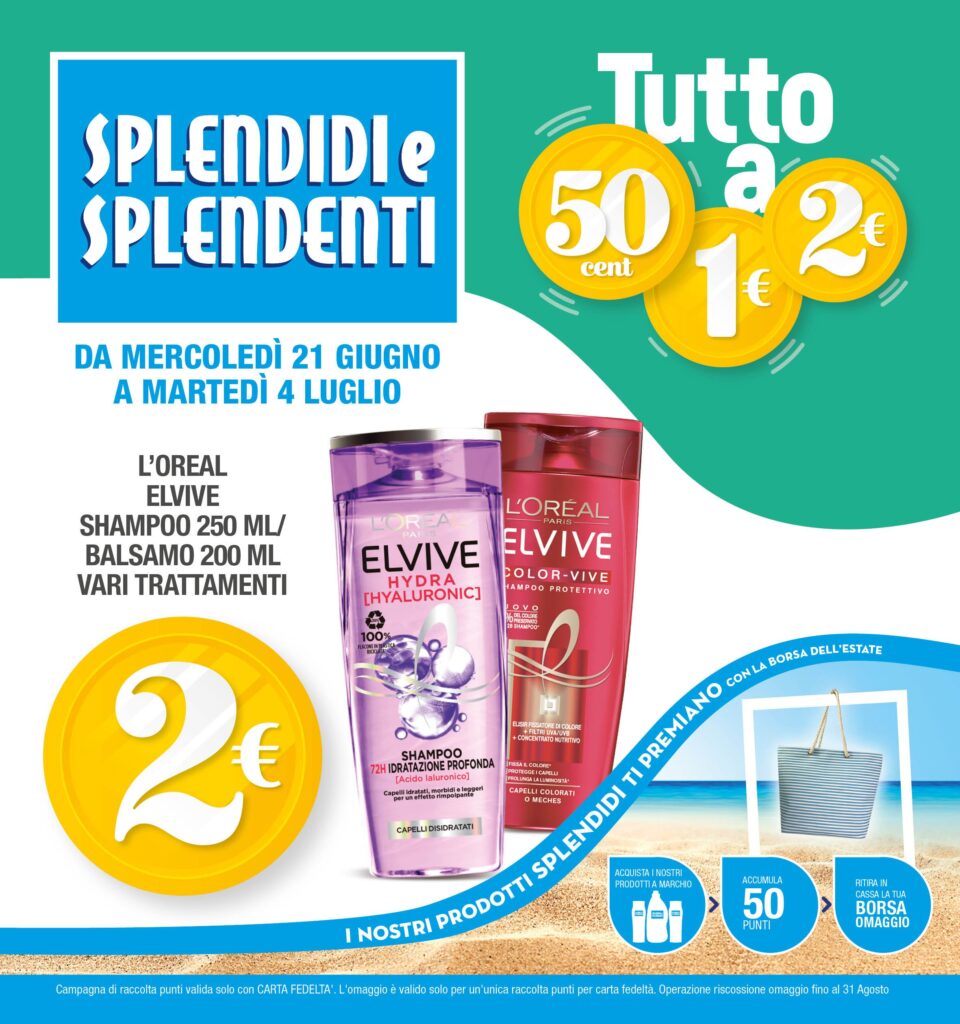 Splendidi Splendenti,Tutto a: 0,5€,1€ e 2€
