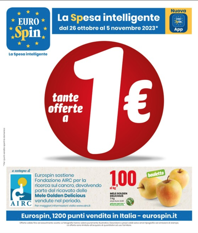 Eurospin Tante Offerte a 1€!!