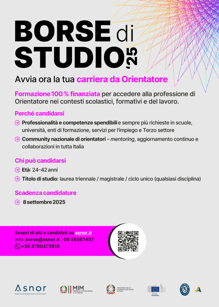 ASNOR lancia il bando “1000 Borse di Studio” per la formazione degli orientatori